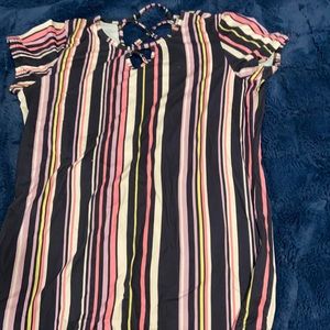 Colorful striped shirt